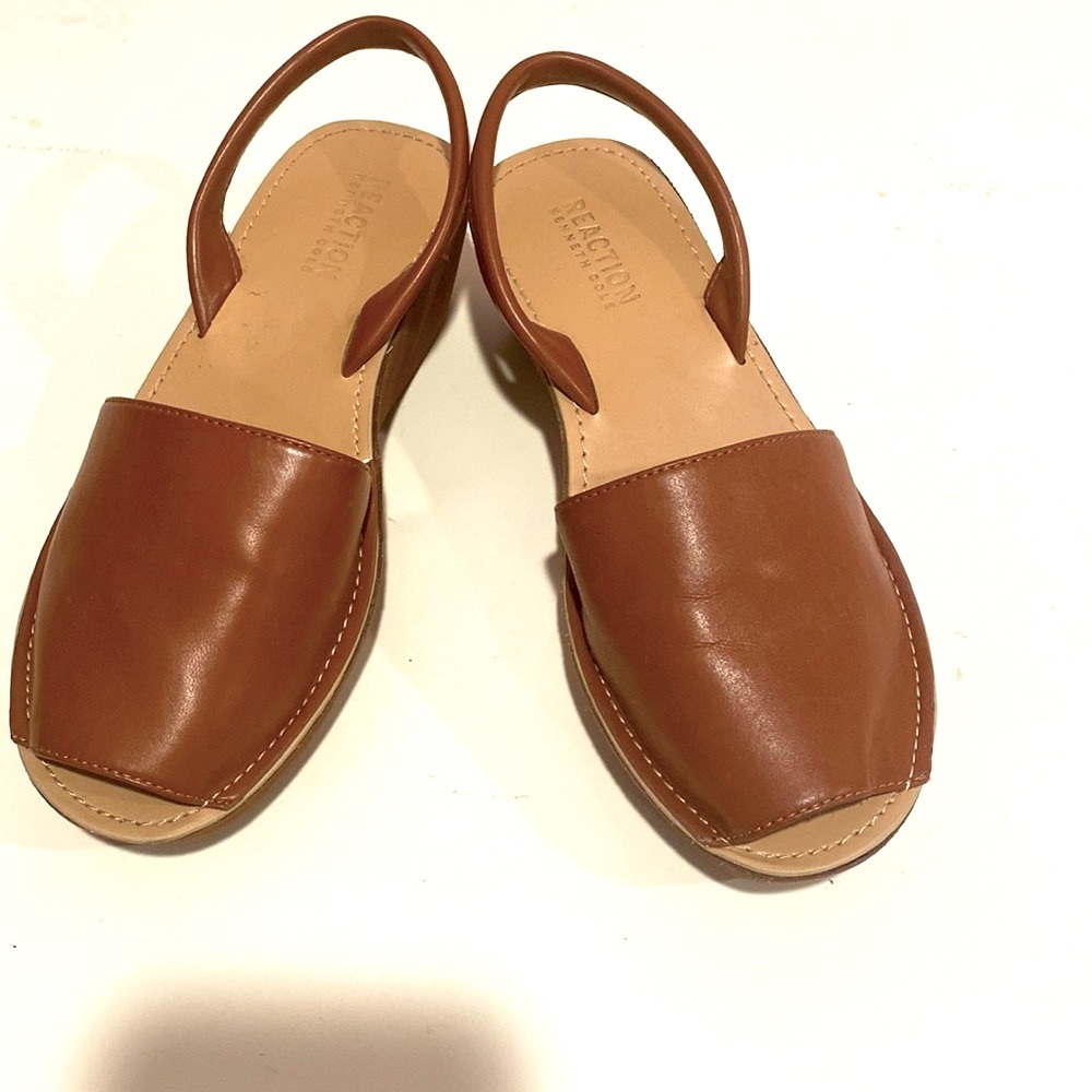 Kenneth Cole Reaction Brown Platform Wedge